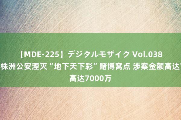 【MDE-225】デジタルモザイク Vol.038 ゆりあ 株洲公安湮灭“地下天下彩”赌博窝点 涉案金额高达7000万