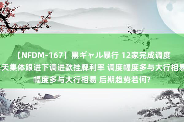 【NFDM-167】黒ギャル暴行 12家完成调度！10家股份行当天集体跟进下调进款挂牌利率 调度幅度多与大行相易 后期趋势若何?