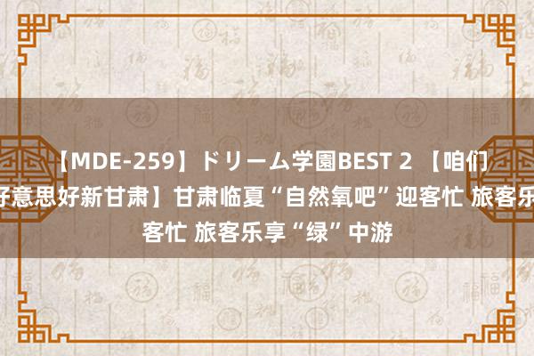 【MDE-259】ドリーム学園BEST 2 【咱们的家园 幸福好意思好新甘肃】甘肃临夏“自然氧吧”迎客忙 旅客乐享“绿”中游