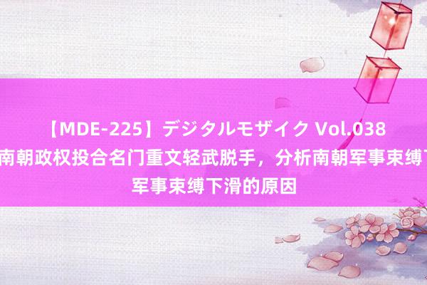 【MDE-225】デジタルモザイク Vol.038 ゆりあ 从南朝政权投合名门重文轻武脱手，分析南朝军事束缚下滑的原因