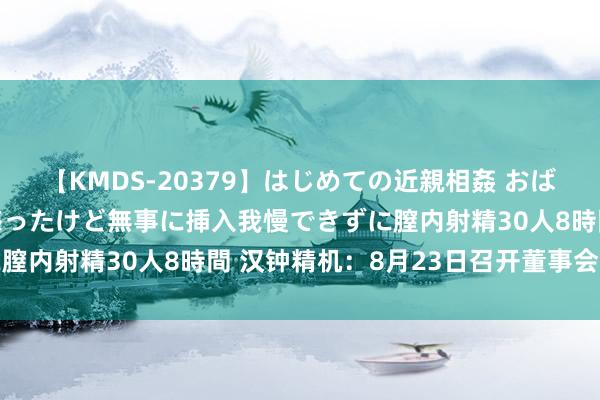 【KMDS-20379】はじめての近親相姦 おばさんの誘いに最初は戸惑ったけど無事に挿入我慢できずに膣内射精30人8時間 汉钟精机：8月23日召开董事会会议